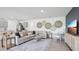 Open-concept living area flows seamlessly into the kitchen and dining spaces at 17463 Whiskey Creek Trl, Parrish, FL 34219