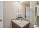 Simple bathroom with vanity and mirror at 2212 Valterra Vista Way, Valrico, FL 33594