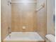 Clean bathroom with a shower/tub combo at 2212 Valterra Vista Way, Valrico, FL 33594