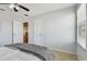 Bedroom with a queen bed and two closets at 2212 Valterra Vista Way, Valrico, FL 33594
