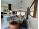 Modern kitchen with island, breakfast bar and dining area at 2765 Mauritania Rd, Punta Gorda, FL 33983