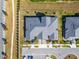 Top-down view of a house and surrounding neighborhood at 31451 Moniker Mast Ln, San Antonio, FL 33576