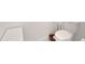 Small half-bathroom with toilet and small sink at 31451 Moniker Mast Ln, San Antonio, FL 33576
