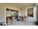 Cozy screened patio perfect for relaxing and enjoying the outdoors at 31451 Moniker Mast Ln, San Antonio, FL 33576