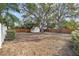 Backyard with shed and mature trees at 4306 S Anita Blvd, Tampa, FL 33611