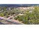 Aerial view of a neighborhood surrounded by trees and a field at 5250 Little Green Ln, Dade City, FL 33523