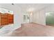 A dining area features wooden bar doors and access to other rooms at 5250 Little Green Ln, Dade City, FL 33523