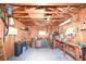 Interior shot of the shed filled with tools and equipment at 5250 Little Green Ln, Dade City, FL 33523