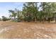 Large, grassy yard with trees and a view of the house at 5250 Little Green Ln, Dade City, FL 33523