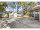 Spacious backyard with a shed and screened porch at 7235 12Th N Ave, St Petersburg, FL 33710