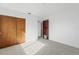 Comfortable bedroom with closet and new carpet flooring at 7235 12Th N Ave, St Petersburg, FL 33710