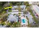 This beautiful aerial view of the condo community highlights mature trees at 8737 Bardmoor Pl # 101, Seminole, FL 33777