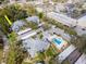 Beautiful aerial view of the condo community and the surrounding neighborhood at 8737 Bardmoor Pl # 101, Seminole, FL 33777