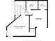 Upstairs floorplan showing bedrooms, bathrooms, and closet spaces at 8737 Bardmoor Pl # 101, Seminole, FL 33777