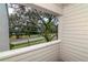 View from porch overlooking street at 8737 Bardmoor Pl # 101, Seminole, FL 33777