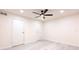 Bright, spacious bedroom with ceiling fan, neutral paint, ample natural light, and closet at 9100 Dr Martin Luther King Jr N St # 1706, St Petersburg, FL 33702