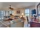 Spacious living room with comfortable seating and large windows at 204 Mystic Falls Dr, Apollo Beach, FL 33572