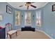Bright office with two chairs, a small table, and a window at 204 Mystic Falls Dr, Apollo Beach, FL 33572