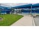 Covered seating area near tennis courts at 204 Mystic Falls Dr, Apollo Beach, FL 33572