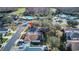 Aerial view of house, location, and nearby amenities at 20538 Homossasa Ct, Land O Lakes, FL 34637