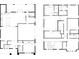 Two-story home floor plan, showcasing a spacious layout with multiple bedrooms and bathrooms at 3220 W Villa Rosa St, Tampa, FL 33611