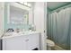 Bathroom with shower, toilet, and vanity at 3636 Trophy Blvd # 3636, New Port Richey, FL 34655