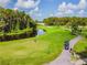 Scenic Golf Course with Lush Greenery at 3636 Trophy Blvd # 3636, New Port Richey, FL 34655