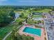 Community pool overlooking the golf course at 3636 Trophy Blvd # 3636, New Port Richey, FL 34655