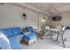 Outdoor patio with seating area and a TV at 501 Knights Run Ave # 2308, Tampa, FL 33602