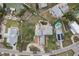 Bird's eye view of home and surrounding area at 15825 Redington Dr, Redington Beach, FL 33708