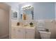 Clean bathroom with white vanity and tiled walls at 3839 18Th N Ave, St Petersburg, FL 33713