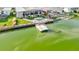 Waterfront property with private dock and boat at 8624 Fantasia Park Way, Riverview, FL 33578