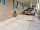 Covered carport with space for one vehicle at 8624 Fantasia Park Way, Riverview, FL 33578