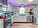 Modern kitchen with stainless steel appliances and granite countertops at 8624 Fantasia Park Way, Riverview, FL 33578
