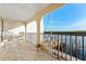 Relaxing balcony overlooking the marina at 907 Bahia Del Sol Dr, Ruskin, FL 33570