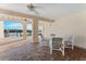 Brick patio with table and chairs, offering water views at 907 Bahia Del Sol Dr, Ruskin, FL 33570