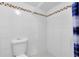 Simple bathroom with shower and toilet at 19029 Us Highway 19 N # 8-25, Clearwater, FL 33764