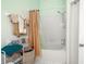 Clean bathroom with shower/tub combo and plenty of storage at 2432 Lake Woodberry Cir # 2432, Brandon, FL 33510