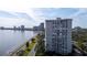 Aerial view of high-rise building near water at 2611 Bayshore Blvd # 506, Tampa, FL 33629