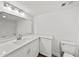Modern bathroom with quartz countertop and updated vanity at 2611 Bayshore Blvd # 506, Tampa, FL 33629
