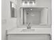 Bathroom vanity with quartz countertop and updated faucet at 2611 Bayshore Blvd # 506, Tampa, FL 33629