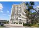 High-rise building exterior with balconies and lush landscaping at 2611 Bayshore Blvd # 506, Tampa, FL 33629