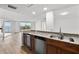 Modern kitchen with granite countertops and wood cabinets at 2611 Bayshore Blvd # 506, Tampa, FL 33629