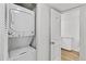 Stackable washer and dryer in a convenient laundry closet at 2611 Bayshore Blvd # 506, Tampa, FL 33629
