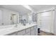 Bathroom with double vanity and a large shower at 3443 Hilltop Cir, Lakewood Ranch, FL 34211