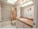 Clean bathroom with tub, toilet, and vanity at 3743 Teeside Dr, New Port Richey, FL 34655