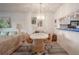 Charming dining area with a round table and four chairs at 3743 Teeside Dr, New Port Richey, FL 34655