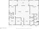 Floor plan showcasing a 3-bedroom, 2-bathroom house with a spacious living area at 1040 31St E St, Palmetto, FL 34221