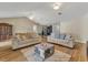 Spacious living room with hardwood floors and neutral decor at 1040 31St E St, Palmetto, FL 34221