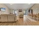 Spacious living area with hardwood floors and access to patio at 1040 31St E St, Palmetto, FL 34221